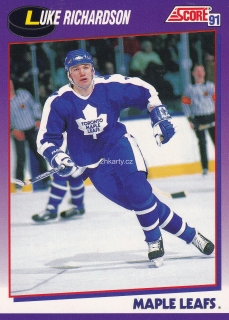1991-92 Score - Luke Richardson (American)