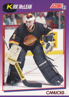 1991-92 Score - Kirk Mclean (American) #261