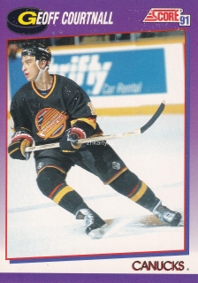 1991-92 Score - Geoff Courtnall (American) 