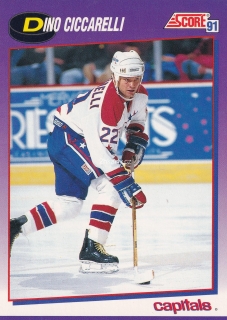 1991-92 Score - Dino Ciccarelli (American) 