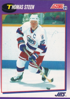1991-92 Score - Thomas Steen (American) 