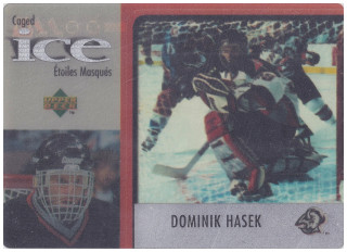 1997-98 UD McDonalds - Dominik Hašek - Caged Ice #McD 26