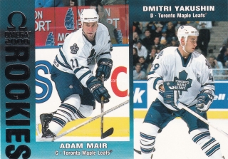 1999-00 Pacific Omega - Adam Mair, Dmitri Yakushin - Rookies