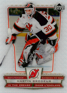 2007-08 UD McDonald's - Martin Brodeur - In The Crease #ICMB