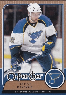2008-09 UD O-Pee-Chee - David Backes