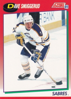 1991-92 Score - Dave Snuggerud (English)
