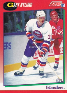 1991-92 Score - Gary Nylund (English)