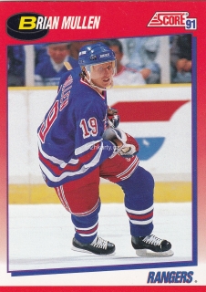 1991-92 Score - Brian Mullen (French)