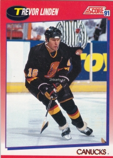 1991-92 Score - Trevor Linden (French)