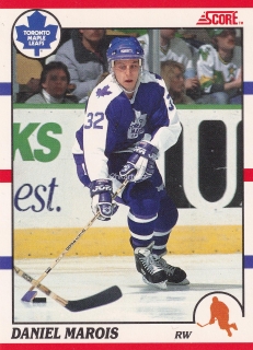 1990-91 Score - Daniel Marois (French)