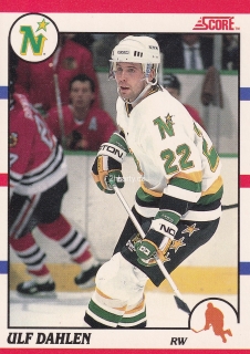 1990-91 Score - Ulf Dahlen (French)