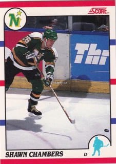 1990-91 Score - Shawn Chambers (French)