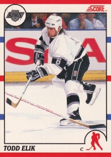1990-91 Score - Todd Elik (French)