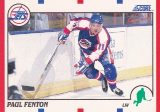 1990-91 Score - Paul Fenton (English)