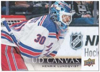 2018-19 UD Series 2 - Henrik Lundqvist - Canvas #C173