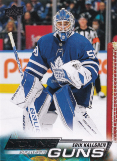 2022-23 UD Series 1 - Erik Kallgren - Young Guns