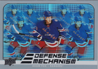 2022-23 UD Series 1 - Adam Fox - Defense Mechanism