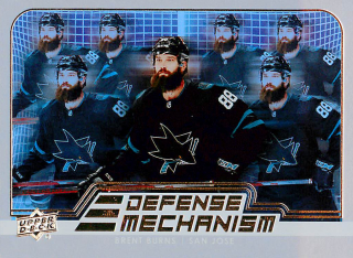 2022-23 UD Series 1 - Brent Burns - Defense Mechanism #DM-22