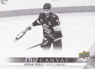 2022-23 UD Series 2 - Jordan Eberle - Canvas Black and White