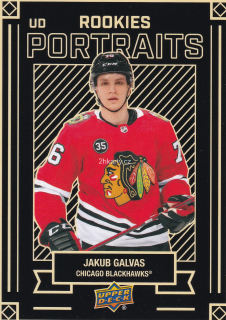 2022-23 UD Series 2 - Jakub Galvas - UD Rookies Portraits
