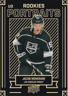 2022-23 UD Series 2 - Jacob Moverare - UD Rookies Portraits