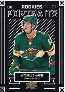 2022-23 UD Series 2 - Mitchell Chaffee - UD Rookies Portraits Silver /99