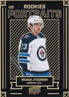 2022-23 UD Series 2 - Michael Eyssimont - UD Rookies Portraits