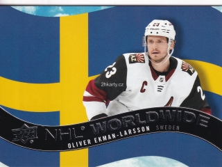 2020-21 UD Series 1 - Oliver Ekman-Larsson - NHL Worldwide