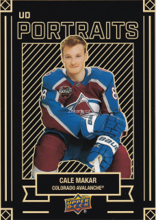 2022-23 UD Series 1 - Cale Makar - UD Portraits #P-15