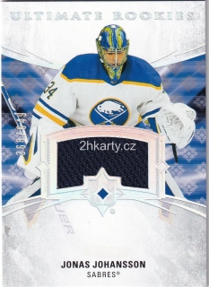 2020-21 UD Ultimate Collection - Jonas Johansson - Ultimate Rookies Jersey /649