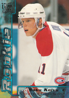 1995-96 Fleer Ultra Extra - Saku Koivu - Rookie #344