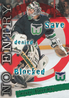 1995-96 Fleer Ultra Extra - Sean Burke - No Entry #367