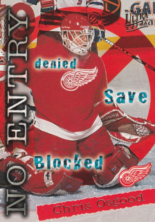 1995-96 Fleer Ultra Extra - Chris Osgood - No Entry #374