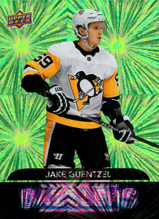 2020-21 UD Series 2 - Jake Guentzel - Dazzlers Green #DZ-85