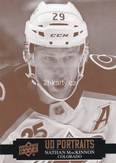 2021-22 UD Series 1 - Nathan MacKinnon - UD Portraits
