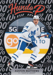 2021-22 UD Series 1 - Auston Matthews - Hundo P