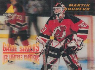1995-96 Pinnacle McDonald's - Martin Brodeur #McD-27