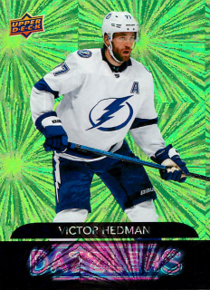 2020-21 UD Series 2 - Victor Hedman - Dazzlers Green #89
