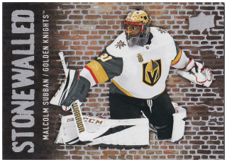 2018-19 UD Series 1 - Malcolm Subban - Stonewalled #SW-25