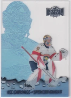 2021-22 UD Skybox Metal Universe - Spencer Knight - Ice Carvings #IC-24