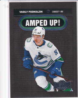 2021-22 UD Skybox Metal Universe - Vasily Podkolzin - Amped Up!