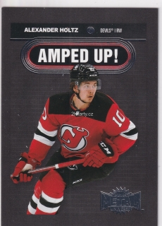 2021-22 UD Skybox Metal Universe - Alexander Holtz - Amped Up!