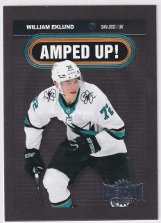 2021-22 UD Skybox Metal Universe - William Eklund - Amped Up!