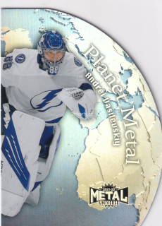 2021-22 UD Skybox Metal Universe - Andrei Vasilevskiy - Planet Metal