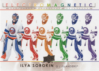 2021-22 UD Series 1 - Ilya Sorokin - Electromagnetic Gold #EM-8