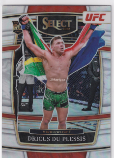 2022 Panini Select UFC - Dricus Du Plessis - Silver Prizm