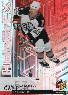 1999-00 UD HoloGrFX - Brian Campbell