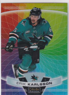 2019-20 UD O-Pee-Chee Platinum - Erik Karlsson - Rainbow Color Wheel