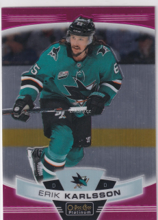 2019-20 UD O-Pee-Chee Platinum - Erik Karlsson - Matte Pink