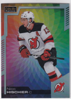 2020-21 UD O-Pee-Chee Platinum - Nico Hischier - Rainbow Color Wheel